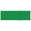 vidaXL impregnált fenyőfa napozóágy zöld párnával