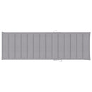 vidaXL impregnált fenyőfa kétszemélyes napozóágy szürke párnákkal