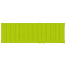 vidaXL impregnált fenyőfa kétszemélyes napozóágy élénkzöld párnákkal