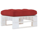 vidaXL fehér impregnált fenyőfa kerti raklapzsámoly