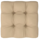 vidaXL fekete impregnált fenyőfa kerti raklapzsámoly