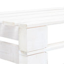 vidaXL fehér impregnált fenyőfa kerti középső raklapkanapé