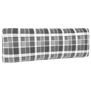 vidaXL fekete impregnált fenyőfa kerti középső raklapkanapé