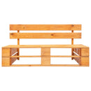 vidaXL mézbarna impregnált fenyőfa kerti középső raklapkanapé