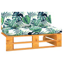 vidaXL mézbarna impregnált fenyőfa kerti középső raklapkanapé