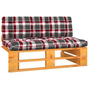 vidaXL mézbarna impregnált fenyőfa kerti középső raklapkanapé