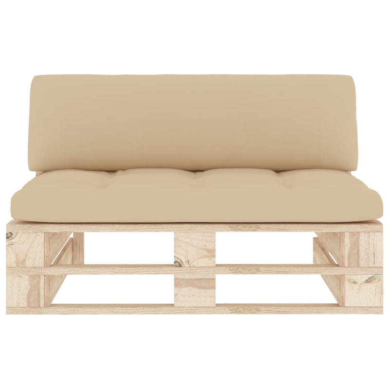 vidaXL impregnált fenyőfa kerti középső raklapkanapé