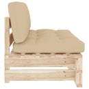 vidaXL impregnált fenyőfa kerti középső raklapkanapé