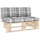 vidaXL impregnált fenyőfa kerti középső raklapkanapé