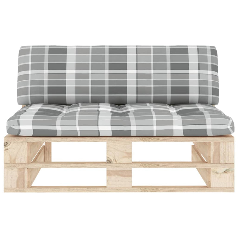 vidaXL impregnált fenyőfa kerti középső raklapkanapé