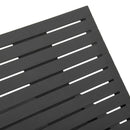 vidaXL antracitszürke műanyag napozóágy