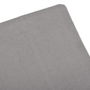 vidaXL antracitszürke műanyag napozóágy párnával