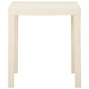 vidaXL fehér műanyag kerti asztal 79 x 65 x 72 cm