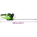 vidaXL elektromos sövényvágó 61 cm 750 W