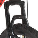 vidaXL 21 sebességes piros mountain bike 27,5 hüvelykes kerékkel 38 cm
