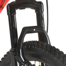 vidaXL 21 sebességes piros mountain bike 27,5 hüvelykes kerékkel 42 cm