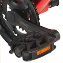 vidaXL 21 sebességes piros mountain bike 27,5 hüvelykes kerékkel 42 cm