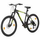 vidaXL 21 sebességes fekete mountain bike 27,5 hüvelykes kerékkel 50cm