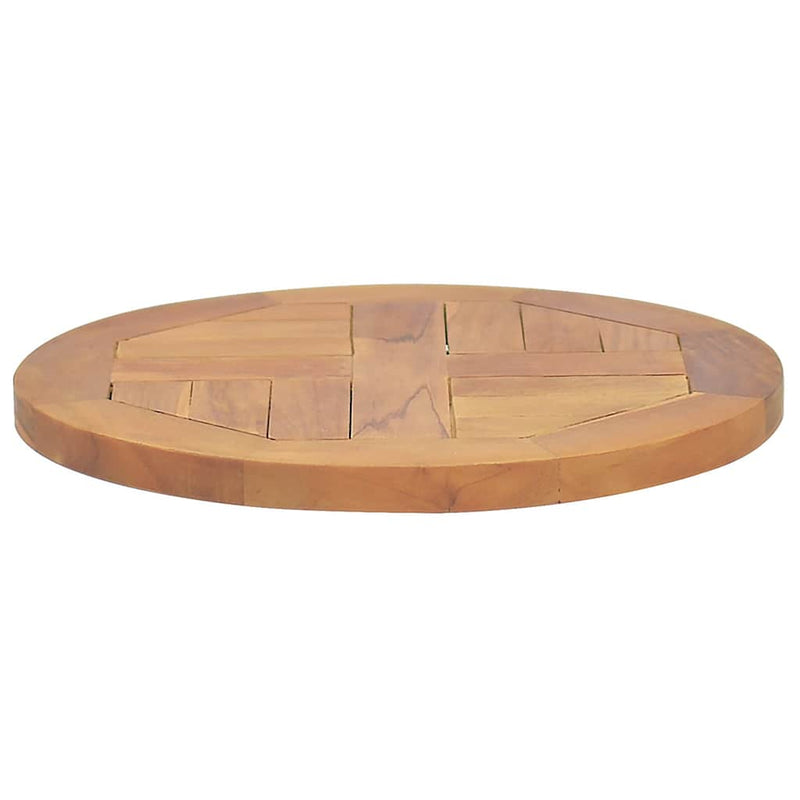 vidaXL kerek tömör tíkfa asztallap 2,5 cm 40 cm