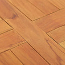 vidaXL kerek tömör tíkfa asztallap 2,5 cm 40 cm