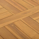 vidaXL négyzet alakú tömör tíkfa asztallap 50 x 50 x 2,5 cm