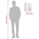 vidaXL üvegtükör 40 x 20 cm