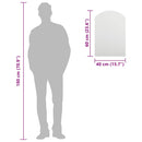 vidaXL üvegtükör 60 x 40 cm