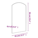 vidaXL üvegtükör 90 x 45 cm