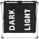 vidaXL 2 részes fekete szennyesszortírozó