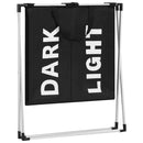 vidaXL 2 részes fekete szennyesszortírozó