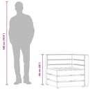 vidaXL impregnált fenyőfa kerti raklap sarokkanapé