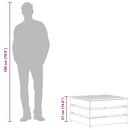 vidaXL 2 db impregnált fenyőfa kerti raklapasztal