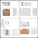 vidaXL Lyon 11 részes fehér forgácslap konyhai szekrénygarnitúra