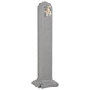 vidaXL világosszürke kőhatású kerti csap