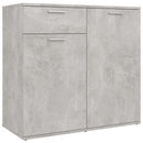 vidaXL betonszürke szerelt fa tálalószekrény 80 x 36 x 75 cm