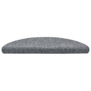 vidaXL 10db világosszürke lyukasztott öntapadó lépcsőszőnyeg 56x17x3cm
