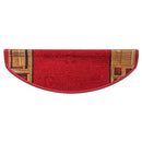 vidaXL 10 db piros öntapadó lépcsőszőnyeg 65x21x4 cm