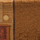 vidaXL 5 db bézs öntapadó lépcsőszőnyeg 65x21x4 cm