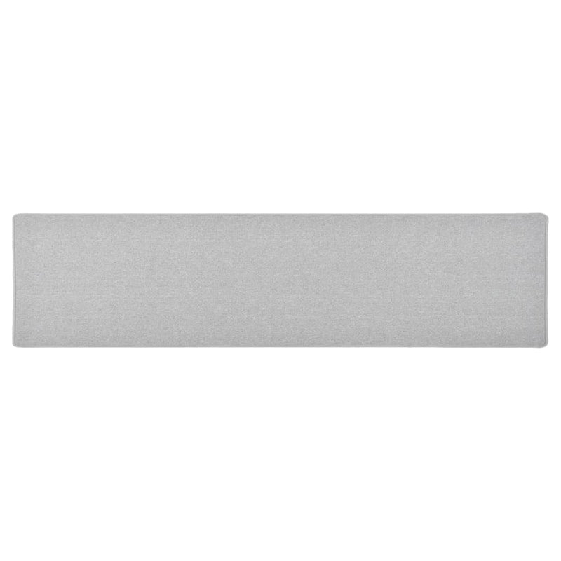 vidaXL világosszürke futószőnyeg 50 x 200 cm