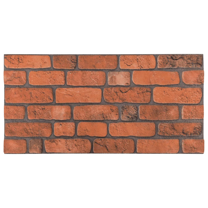 vidaXL 10 db EPS 3D fali panel terrakotta tégla dizájnnal