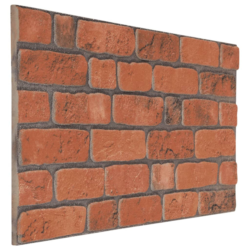 vidaXL 10 db EPS 3D fali panel terrakotta tégla dizájnnal