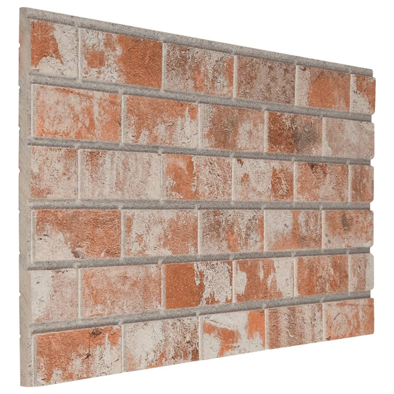 vidaXL 10 db EPS 3D fali panel vörös tégla dizájnnal