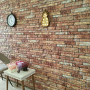 vidaXL 10 db EPS 3D fali panel barna tégla dizájnnal