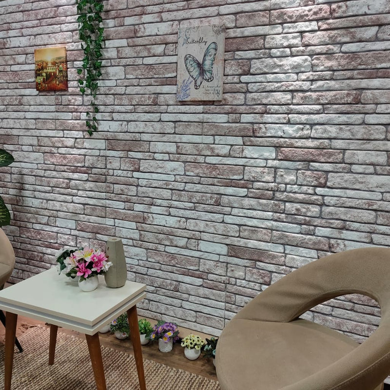 vidaXL 10 db EPS 3D fali panel sötétszürke tégla dizájnnal