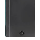 vidaXL szürke LED-es tükrös fürdőszobaszekrény 80 x 12 x 68 cm