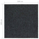 vidaXL antracitszürke koszfogó futószőnyeg 100 x 100 cm