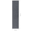 vidaXL szürke koszfogó futószőnyeg 100 x 450 cm