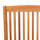 vidaXL 4 db összecsukható tömör eukaliptuszfa kerti szék