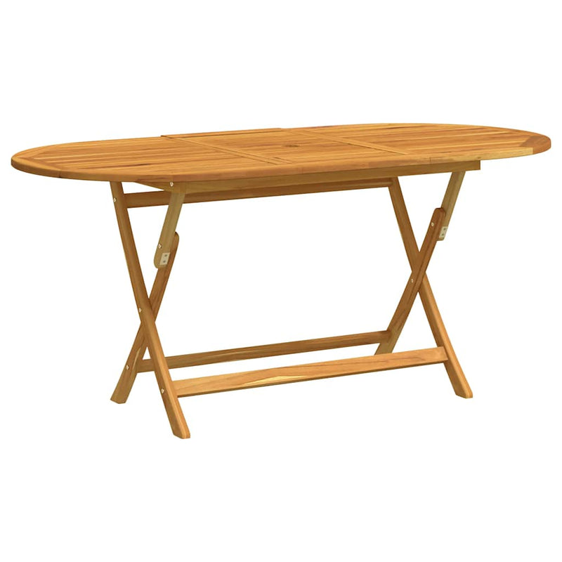 vidaXL tömör eukaliptuszfa összecsukható kerti asztal 160 x 85 x 75 cm
