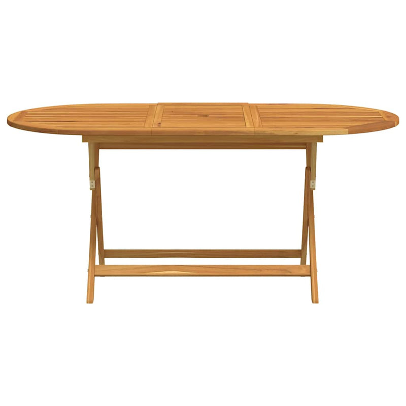 vidaXL tömör eukaliptuszfa összecsukható kerti asztal 160 x 85 x 75 cm